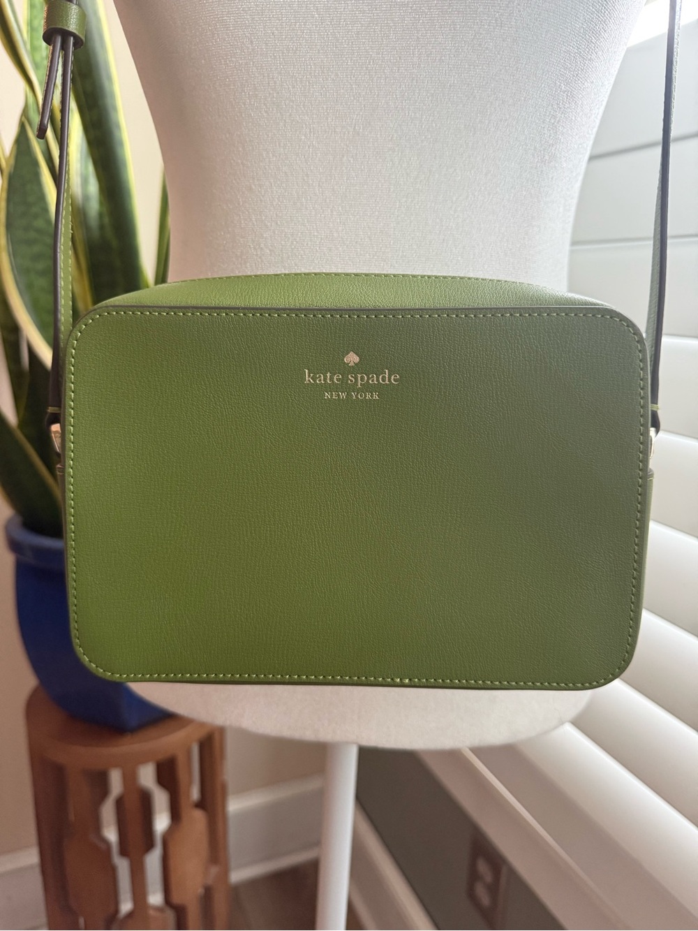Kate Spade Green Leather Crossbody Bag